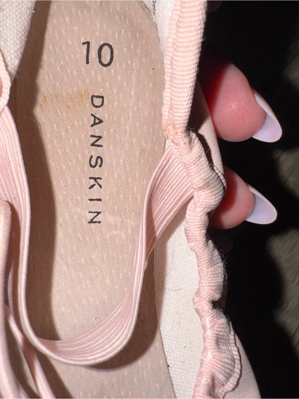 ☀️6/$20☀️ Danskin Blush Pink Ballet Slippers for Kids